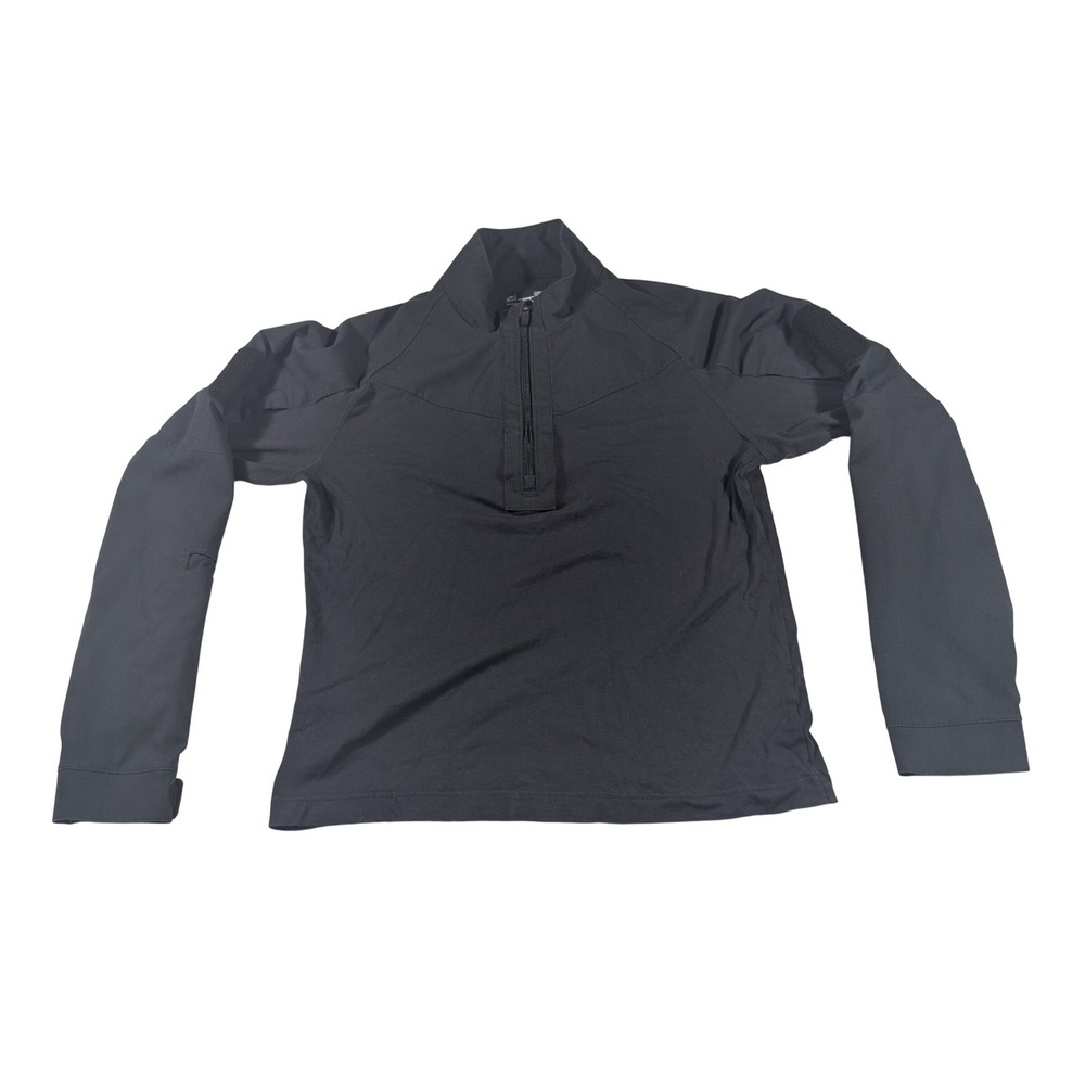 Under Armour Combat Shirt Mens LG Black Tactical 1/4 Zip Allseasongear Loose